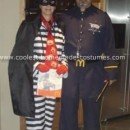 Homemade Hamburglar and Officer Big Mac Costumes