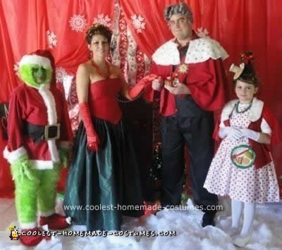 Handmade Grinch Character Group Costumes