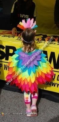 Handmade Rainbow Bird Costume