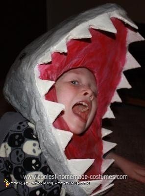 Handmade Shark Eating Child Halloween Costume