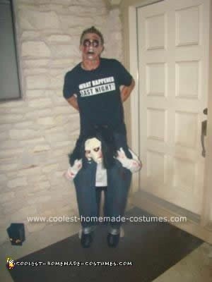 Homemade Hanging with Saw Illusion Costume