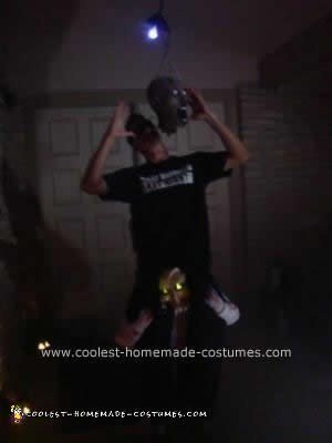 Homemade Hanging with Saw Illusion Costume