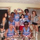 Homemade Harlem Globetrotters Halloween Group Costume