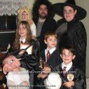 Homemade Harry Potter Family Costume