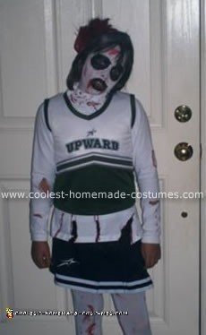 Homemade Haunted Cheerleader Costume