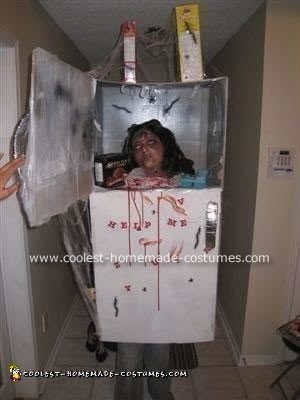 Head in Fridge Halloween Costume