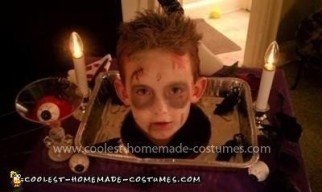 Homemade Head on a Platter Costume