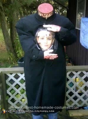 Homemade Headless Boy Costume