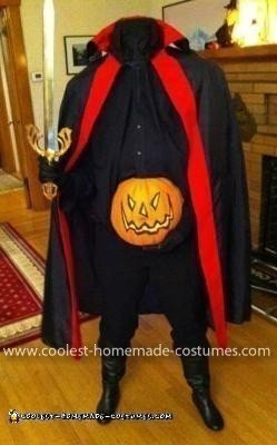 Homemade Headless Horseman Pregnant Costume