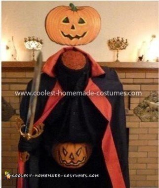 Homemade Headless Horseman Pregnant Costume