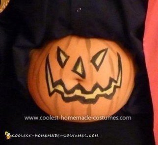 Homemade Headless Horseman Pregnant Costume