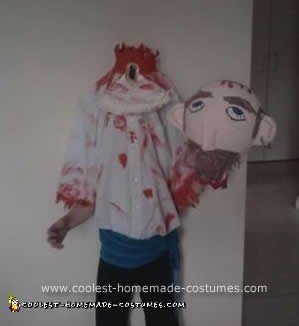 Homemade Headless Man Costume