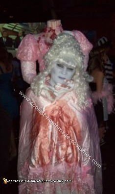 Homemade  Headless Marie Antoinette Costume