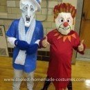 Homemade Heat Miser and Snow Miser Costumes