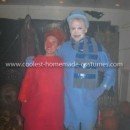 Homemade Heat Miser and Snow Miser Couple Costume