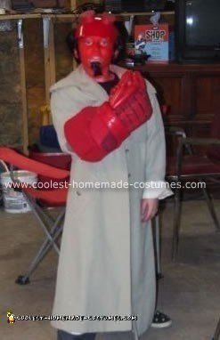 Homemade Hellboy Costume