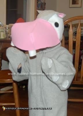 Homemade Hippo Costume