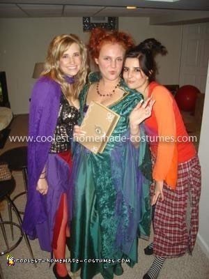 Homemade Hocus Pocus Sanderson Sisters Group Costume