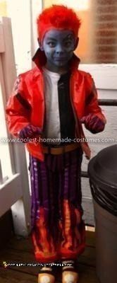 Homemade Holt Hyde from Monster High Costume