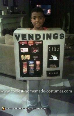 Homemade Vending Machine Costume