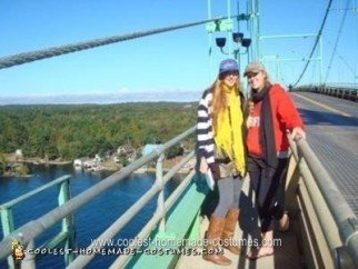 Us on the 1000 Islands Bridge