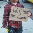 Homemade Homeless Child Costume