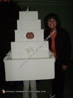 Coolest Homemade Wedding Cake Halloween Costume Idea