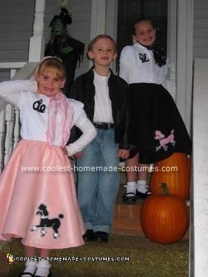 Homemade 50's Sock Hop Costumes