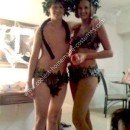 Homemade Adam and Eve Couple Costume