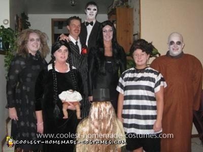 Homemade Addams Familly Costume