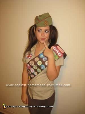 Homemade Adult Girl Scout Halloween Costume