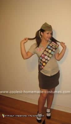 Homemade Adult Girl Scout Halloween Costume