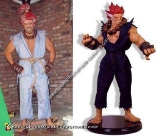 Homemade Akuma Street Fighter Costume