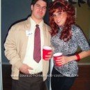 Homemade Al and Peg Bundy Couple Costume