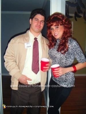 Homemade Al and Peg Bundy Couple Costume