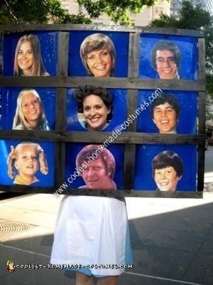 Homemade Alice and The Brady Bunch Costume Idea