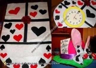 Homemade Alice in Wonderland Costume