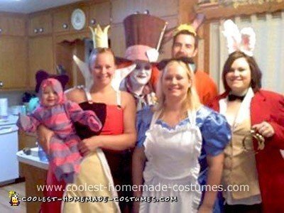 Homemade Alice in Wonderland Group Costume