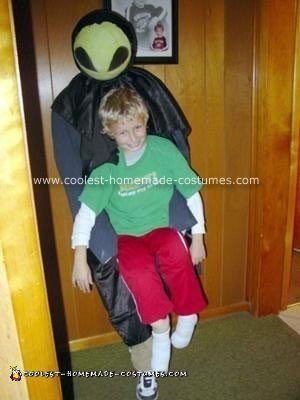 Homemade Alien Abduction Halloween Costume