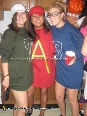 Homemade Alvin and the Chipmunks Group Costume