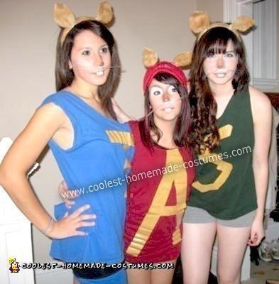 Homemade Alvin and the Chipmunks Group Costume