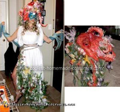 Homemade Amphitrite Greek Goddess Costume