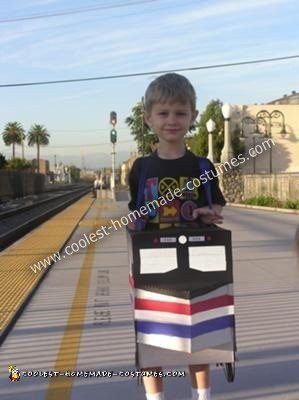 Homemade Amtrak Train Costume