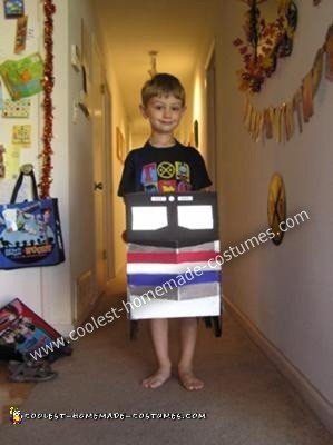 Homemade Amtrak Train Costume