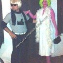 Homemade Andy Warhol and Marilyn Monroe Couples Halloween Costume Idea