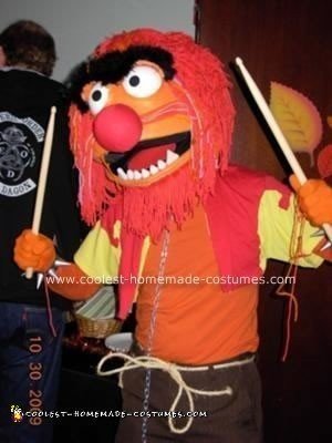 Homemade Animal Muppet Halloween Costume