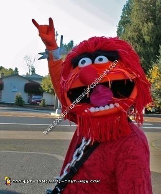 Homemade Animal Muppet Halloween Costume Idea