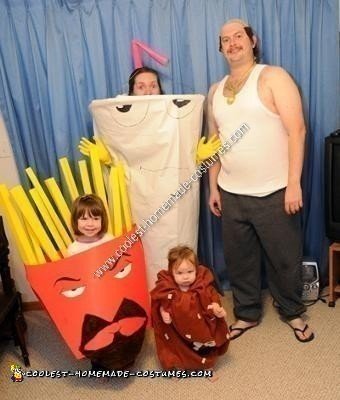 Homemade Aqua Teen Hunger Force Group Halloween Costume