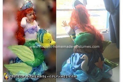 Homemade Ariel the Little Mermaid Costume