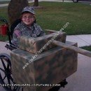 Homemade Army Tank Wheelchair Halloween Costume Idea